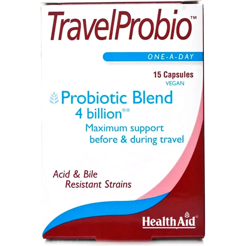 HEALTH AID Προβιοτικό Health Aid Travelprobio - 15 κάψουλες