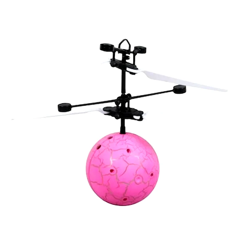 OEM Παιχνίδι Ελικόπτερο Led Ιπτάμενη Μπάλα Flying Ball Jm-888 Ροζ