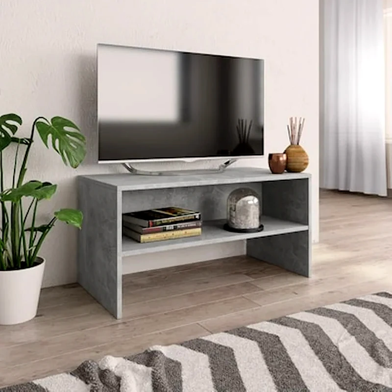 VIDAXL Έπιπλο Τηλεόρασης VidaXL Μοριοσανίδα 80x40x40cm - Γκρι