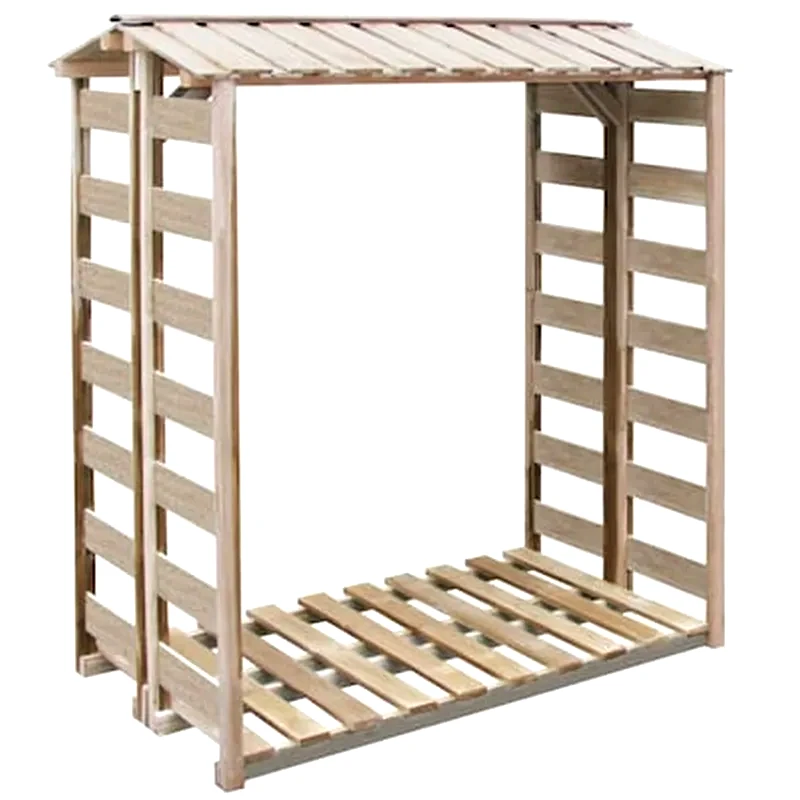 VIDAXL Vidaxl Υπόστεγο Αποθήκευσης Καυσόξυλων 150x100x176 Εκ. Εμποτισμ. Πεύκο