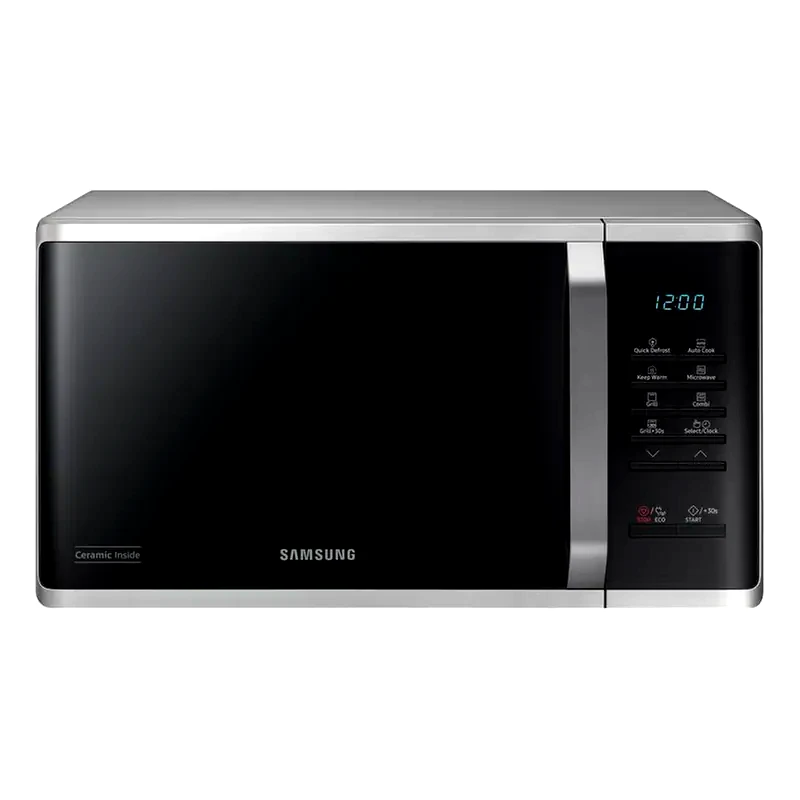 SAMSUNG SAMSUNG MG23K3523AS/E2 με Grill 23 Lt Inox Φούρνος Μικροκυμάτων