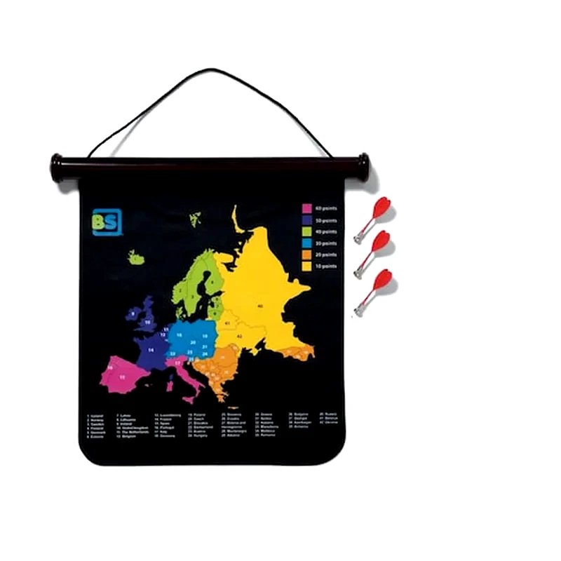 BS TOYS Βελάκια με Πίνακα Διπλής Όψης Ga259 Επιτραπέζιο (Bs Toys)