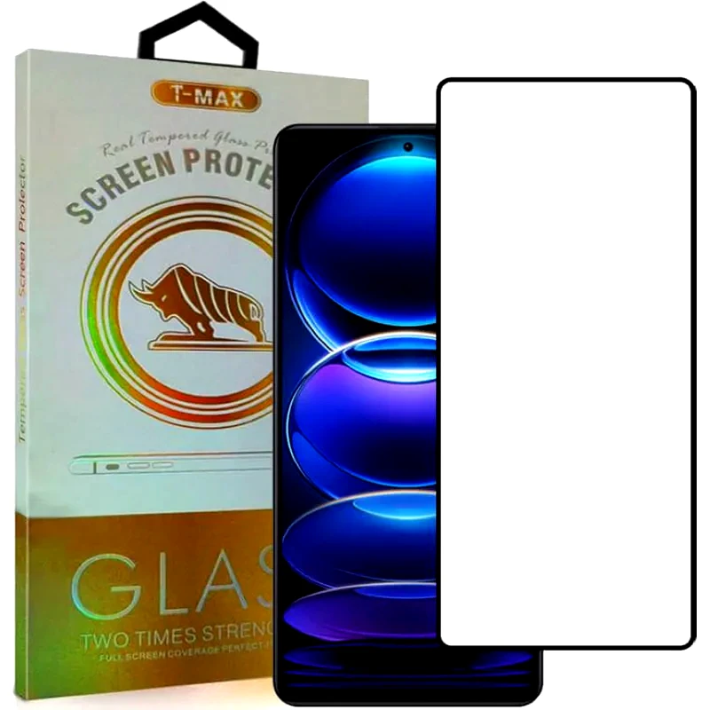 T-MAX Προστατευτικό οθόνης Xiaomi Redmi Note 12 Pro Plus - T-Max Premium 3D Tempered Glass Full Glue Fluid Despensing 0.2mm 9H