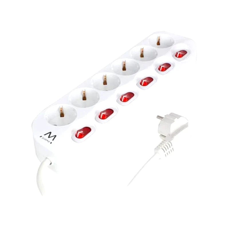 EWENT Πολύπριζο Ewent EW3933 6 Θέσεων 1.5m - Λευκό