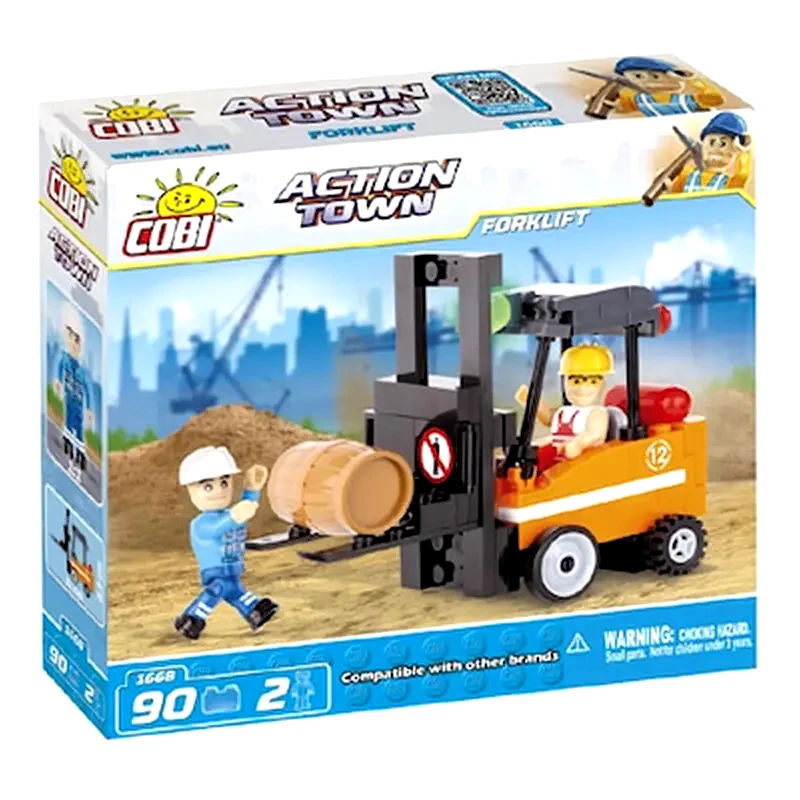 COBI Cobi Action Town Κλαρκ Με Εργάτη 90 Κομμάτια Cobi-1668