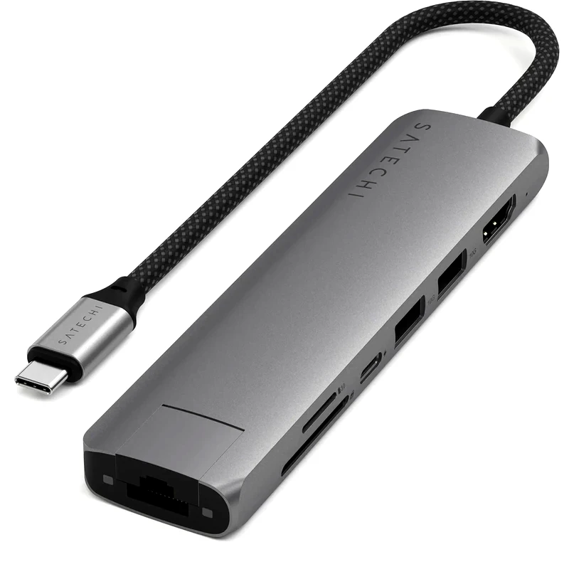 SATECHI Αντάπτορας Satechi ST-P7SM USB-C - Γκρι