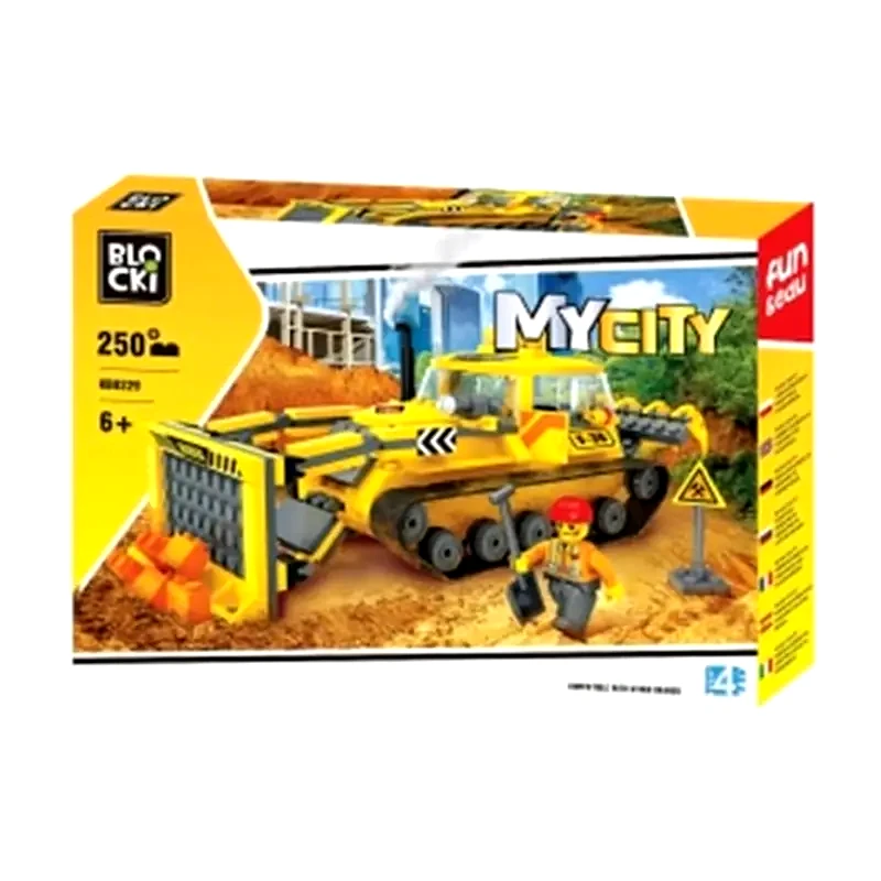 BLOCKI Blocki Mycity Μπουλντόζα 250 Τεμάχια Kb0229