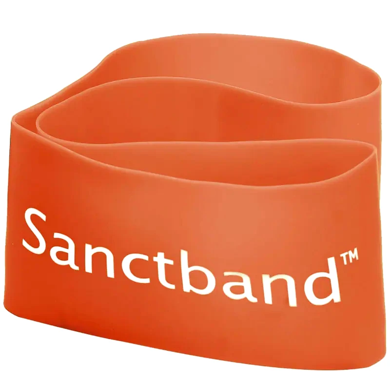 SANCTBAND Λάστιχο Γυμναστικής Sanctband Loop Band Μαλακό - Πορτοκαλί