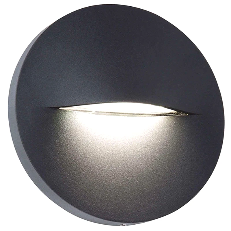 VIOKEF Απλίκα Viokef Round Vita 4298300 Led από Αλουμίνιο/Πλαστικό - Ανθρακί