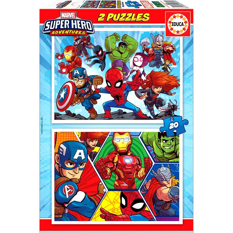 EDUCA Παιδικό Puzzle Marvel Kids Adventures 40pcs Educa (18648)