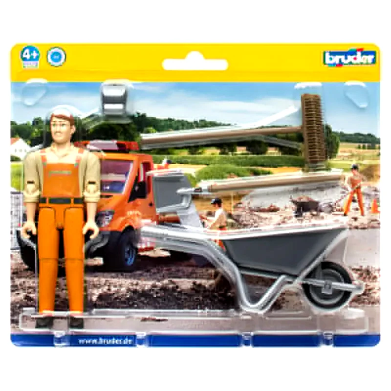 BRUDER Bruder Άνδρας Oδοκαθαριστής Mε Kαρότσι