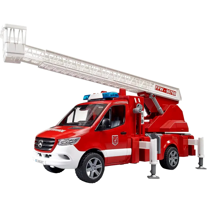 BRUDER Bruder Αυτοκινητάκι Πυροσβεστικό Όχημα Mercedes Sprinter Με Σκάλα Και Μάνικα