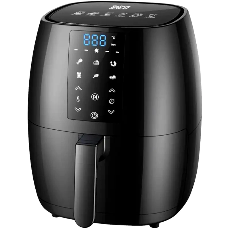 TELCO TELCO 060083 με Αποσπώμενο Κάδο 1500 W 5.5 L Μαύρο Φριτέζα Αέρος