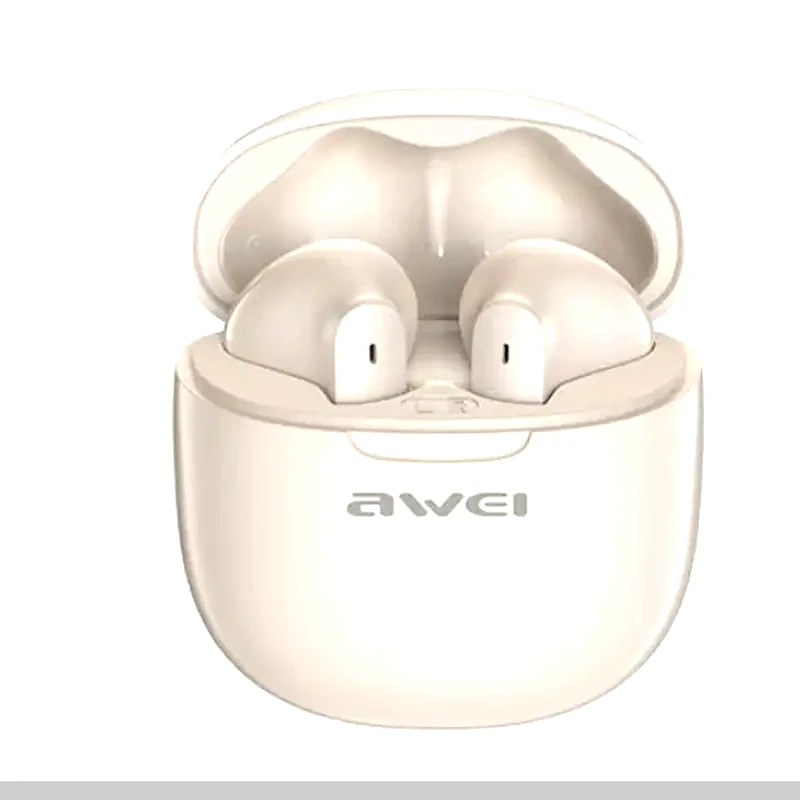 AWEI Ακουστικά Bluetooth Awei T68 ENC - Μπεζ