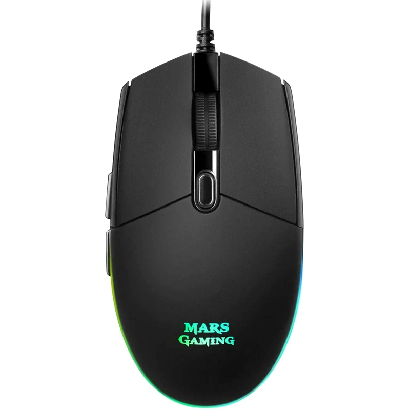 MARS GAMING Mars Gaming MMG Gaming Ενσύρματο Ποντίκι - Μαύρο
