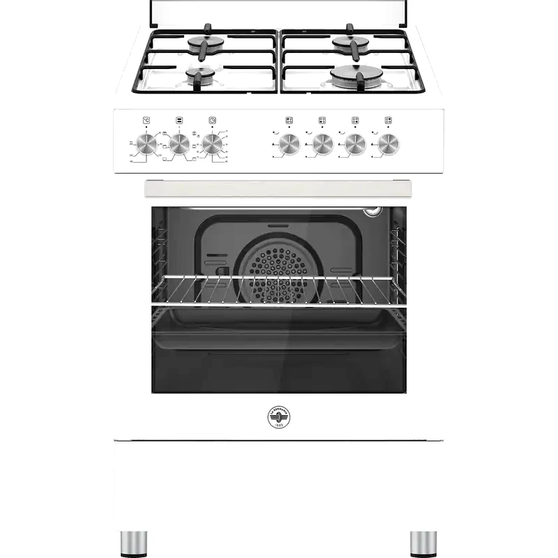 LA GERMANIA LA GERMANIA SE664EB/24(GN) 60 Lt Λευκό Κουζίνα Μεικτή Φυσικού Αερίου