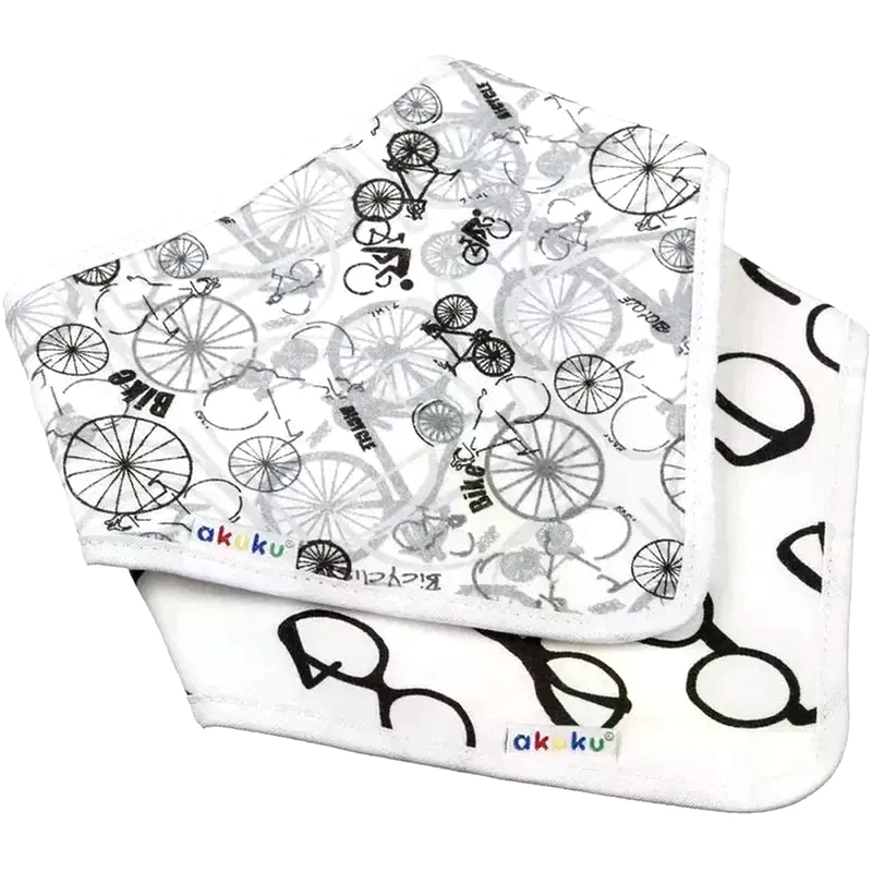 AKUKU Σαλιάρες-Μπαντάνα Akuku Ποδήλατο/ Γυαλιά (2 Τεμάχια)