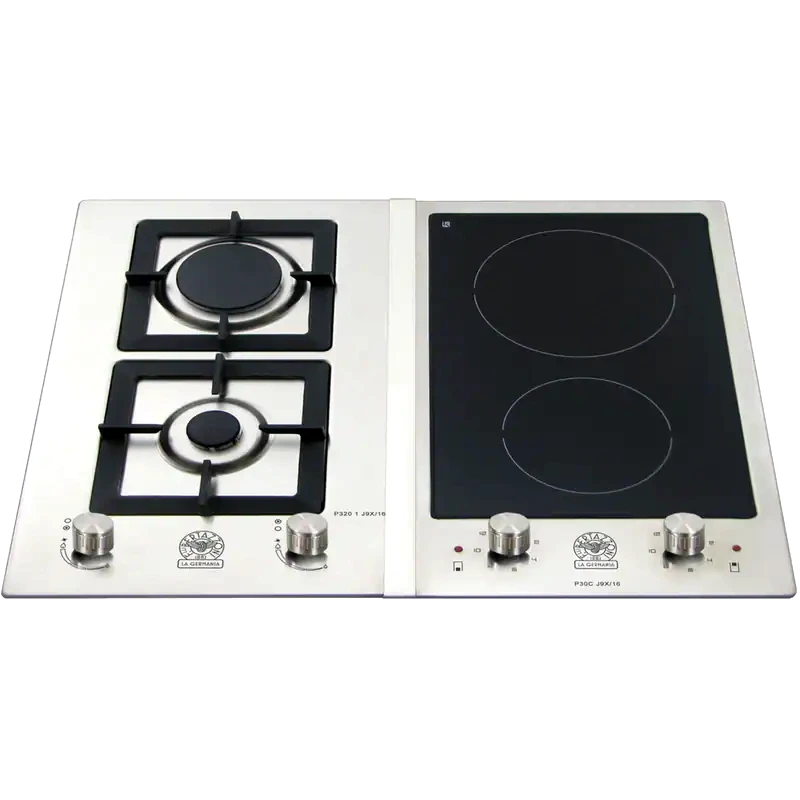 LA GERMANIA LA GERMANIA P63 2V LAG X (GPL) 61.5 cm Inox Εστία Μεικτή Υγραερίου Αυτόνομη