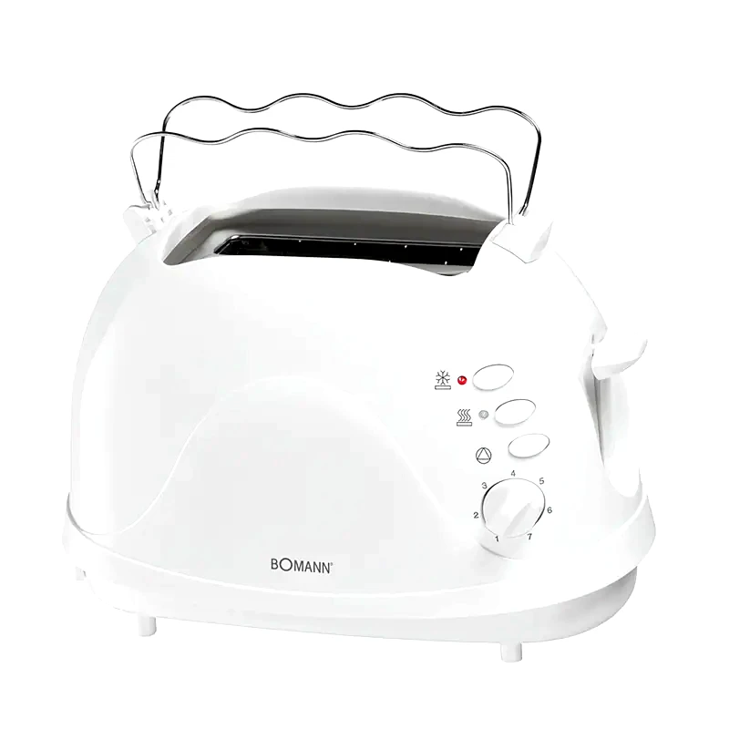 BOMANN BOMANN TA 246 CB 2 Θέσεων 700W Λευκό Φρυγανιέρα