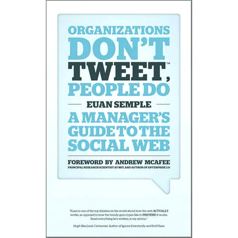 Organizations Dont Tweet, People Do