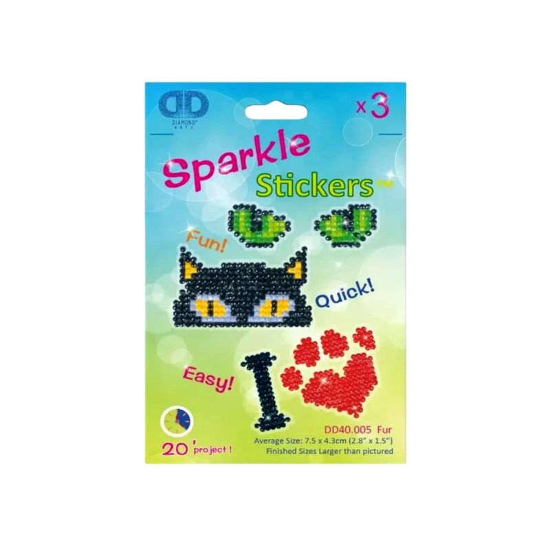 DIAMOND DOTZ Diamond Dotz Αυτοκόλλητα Sparkle - Fur