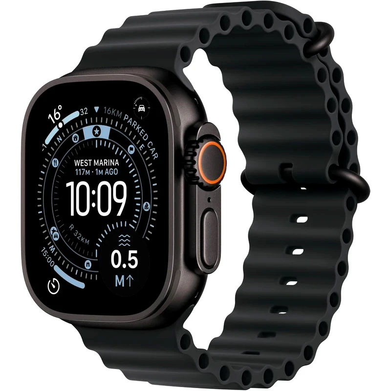 APPLE Apple Watch Ultra 3 GPS + Cellular 49mm Black Titanium Case with Black Ocean Band