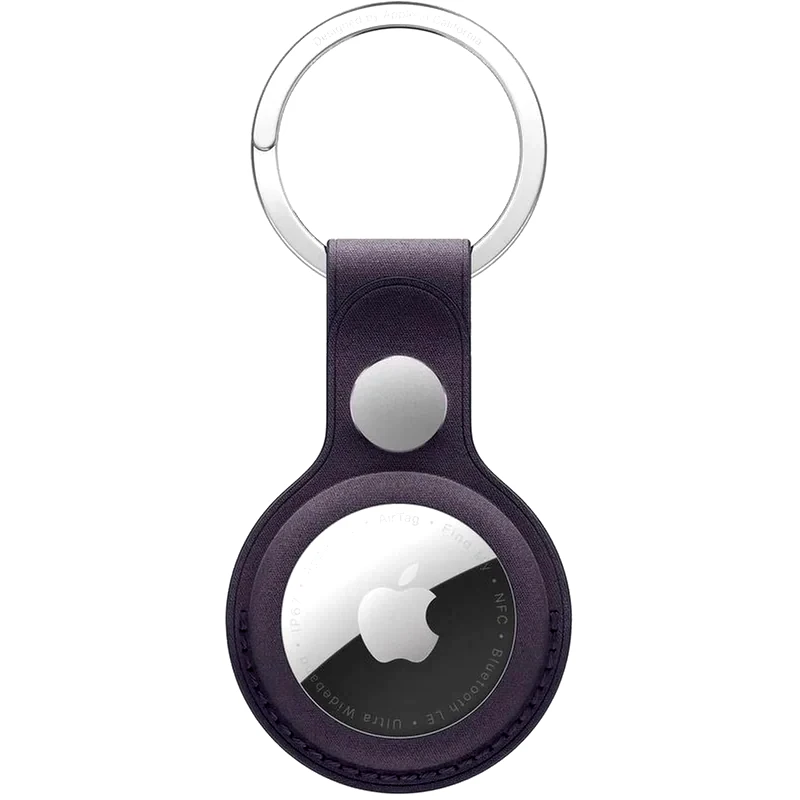 APPLE Θήκη Μπρελόκ Apple FineWoven Key Ring για Apple AirTag - Purple