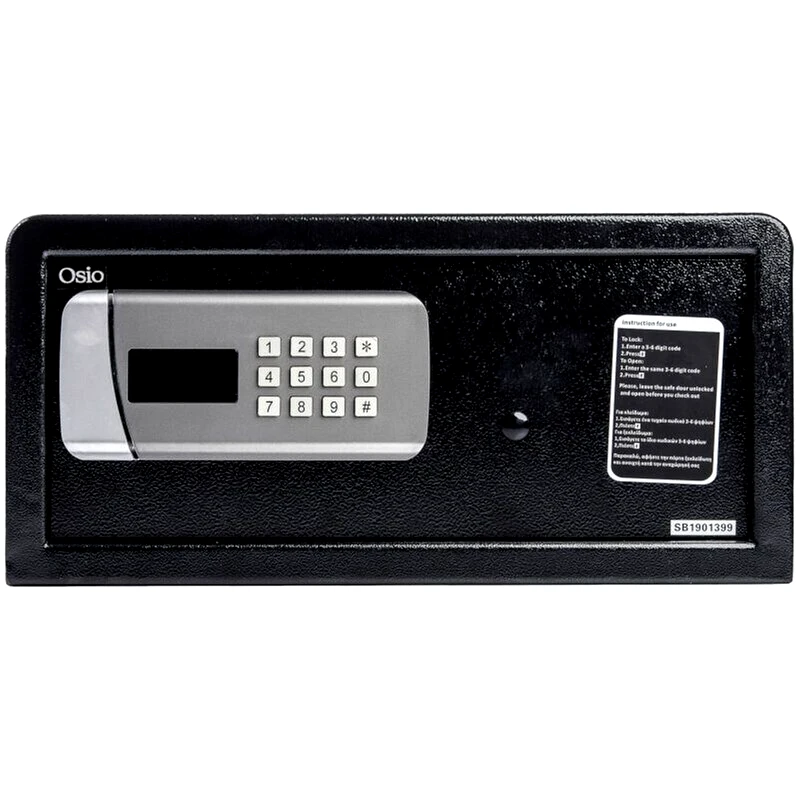 OSIO Χρηματοκιβώτιο Osio OSB-2043BL - Μαύρο