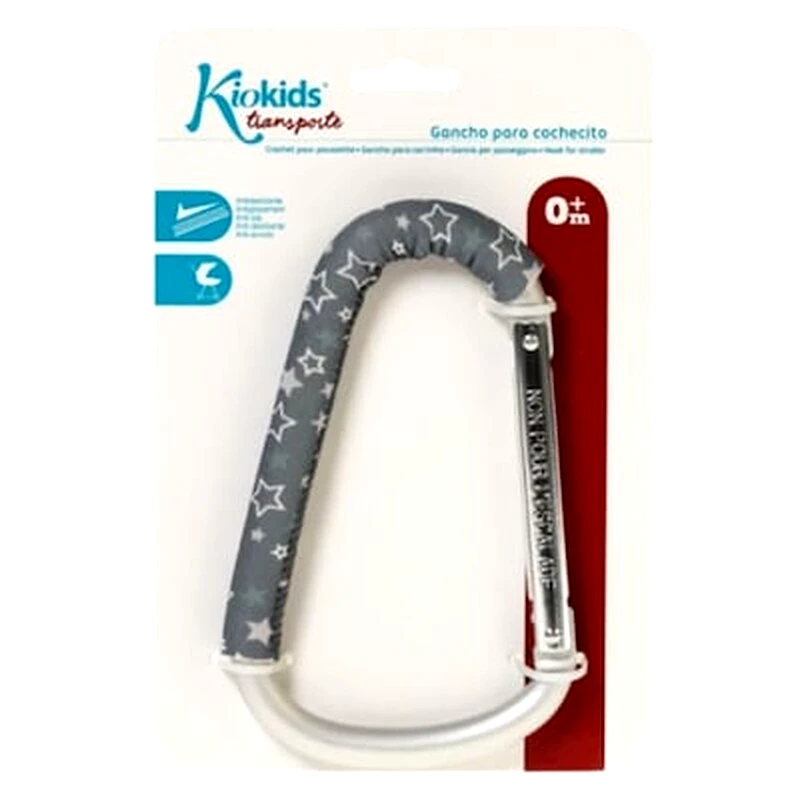 KIOKIDS Kiokids Μεταλλικός Γάντζος Καροτσιού Γκρι 2983
