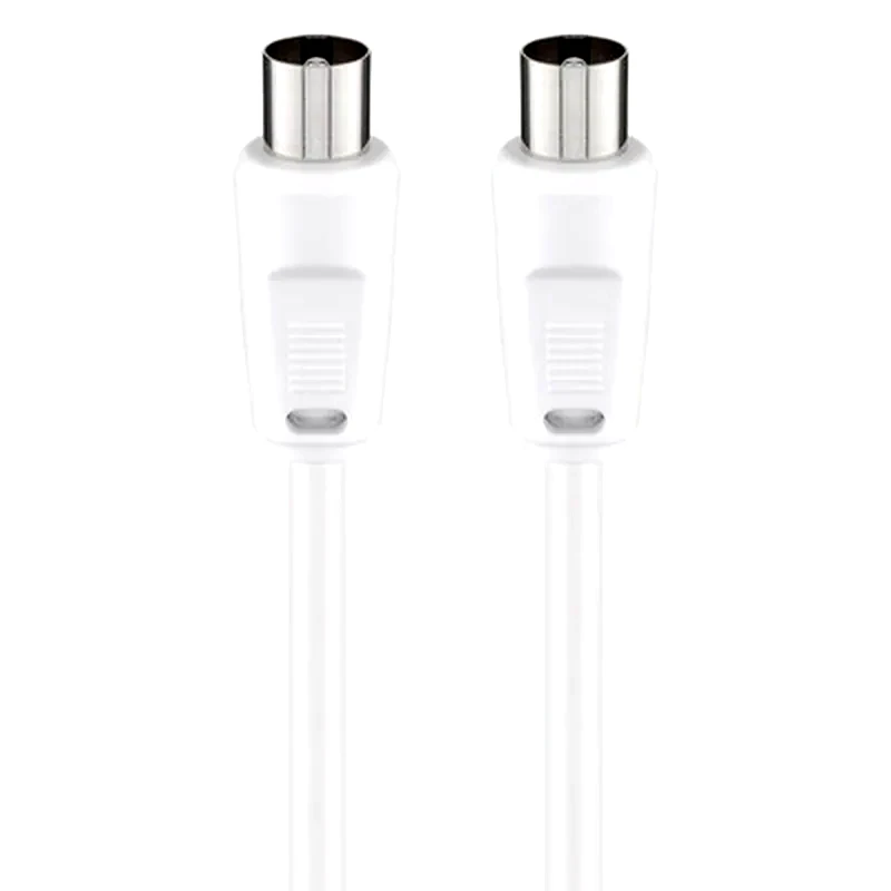 GOOBAY CABLE ANTENNA RF M-M 2.5m WHT