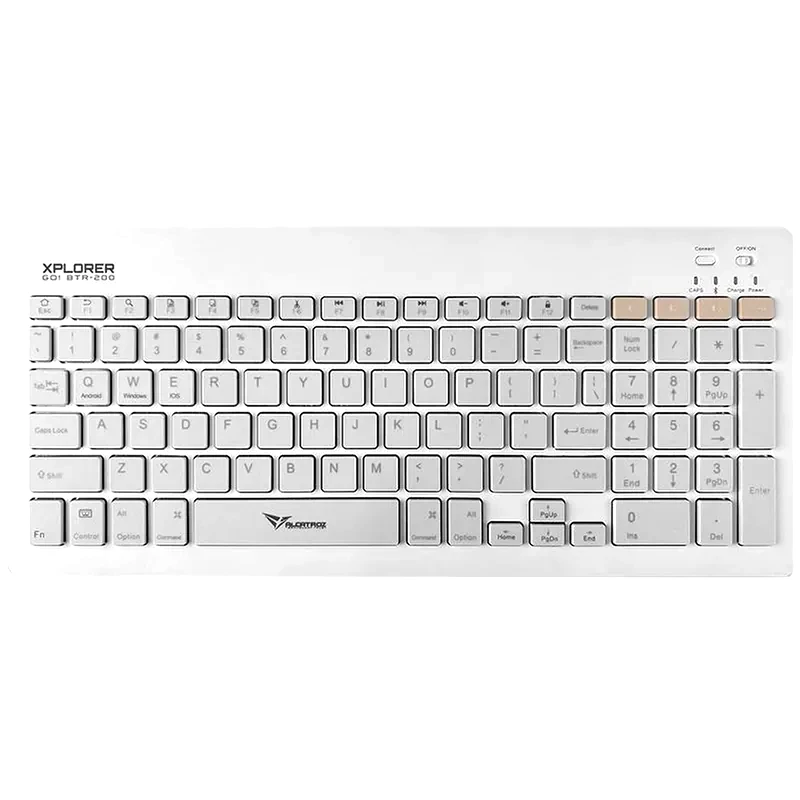 ALCATROZ Alcatroz BTR200M Ασύρματο Bluetooth Πληκτρολόγιο Αγγλικό (US) - Γκρι