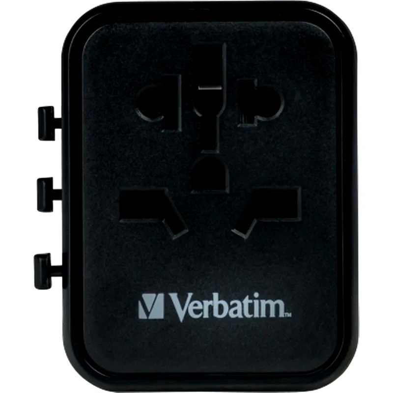 VERBATIM Φορτιστής Verbatim UTA-02 PD61W USB-C/USB-A 20W - Μαύρο