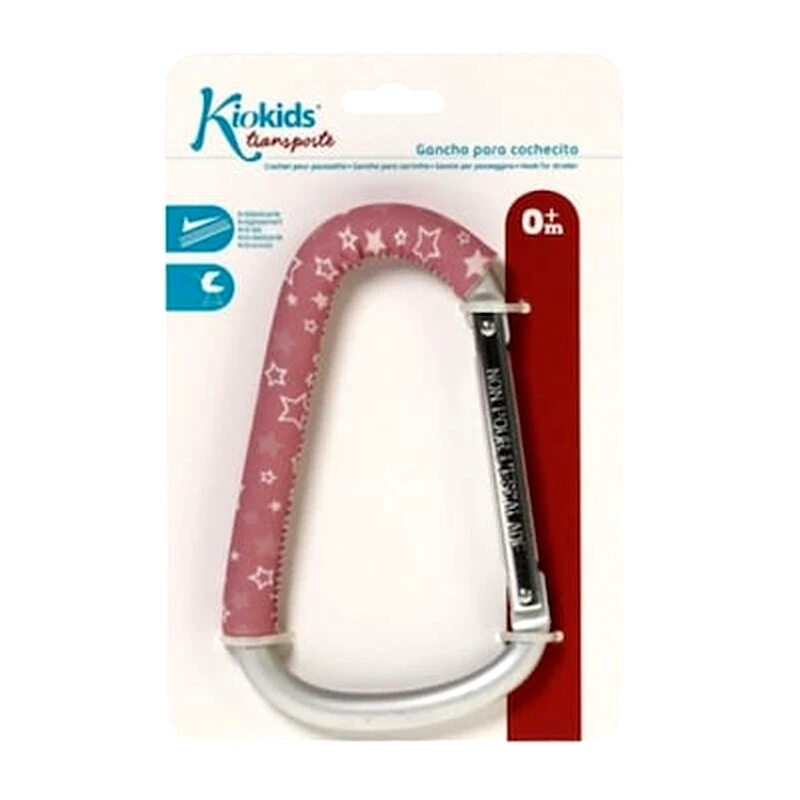 KIOKIDS Kiokids Μεταλλικός Γάντζος Καροτσιού Ροζ 2985
