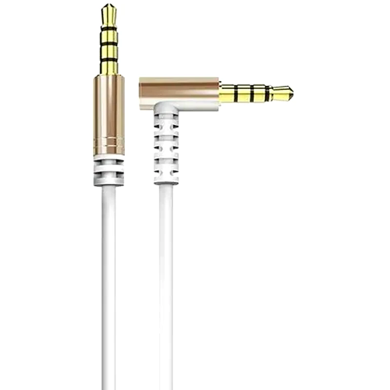 DUDAO Καλώδιο Ήχου Dudao L11 Angled 3.5mm Mini Jack σε 3.5mm Mini Jack 1m - Λευκο