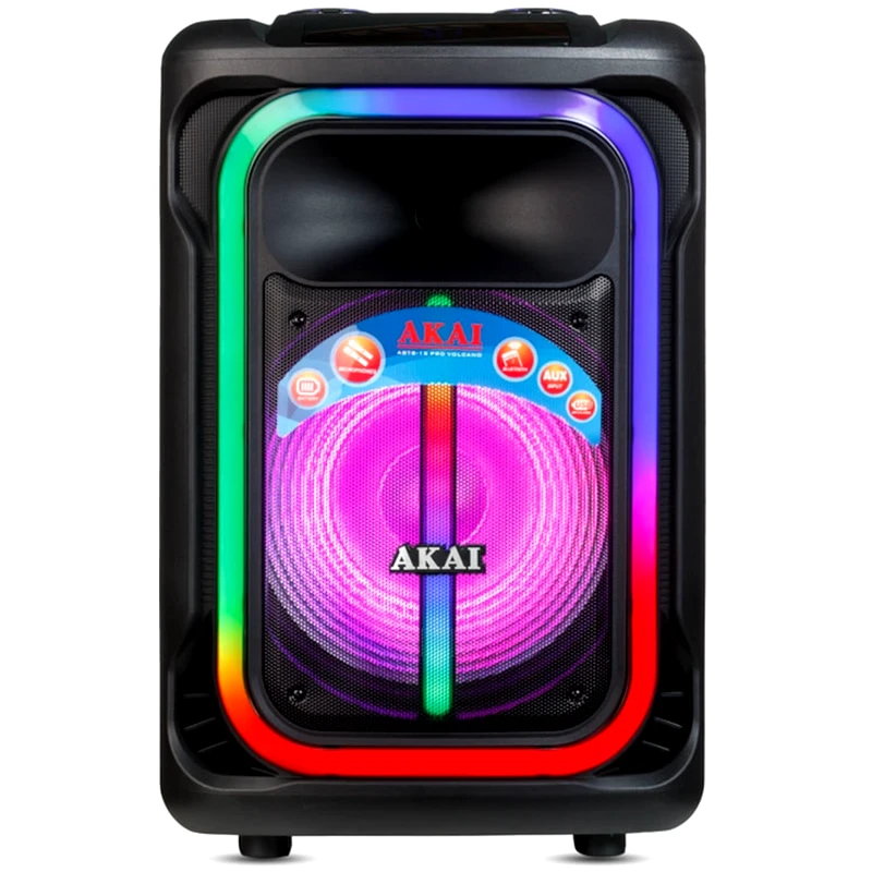 AKAI Party Speaker Akai ABTS-15 Pro Volcano 75W - Μαύρο