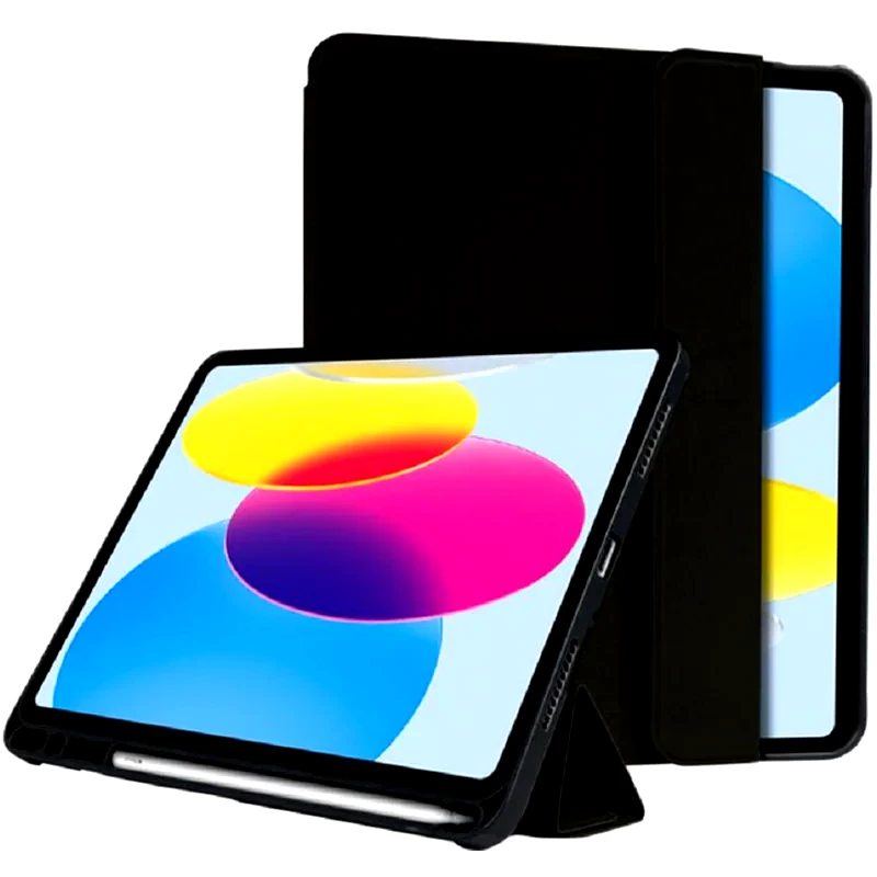 CRONG Θήκη Apple Universal - Crong Flexfolio Με Υποδοχή Apple Pencil - Μαύρο