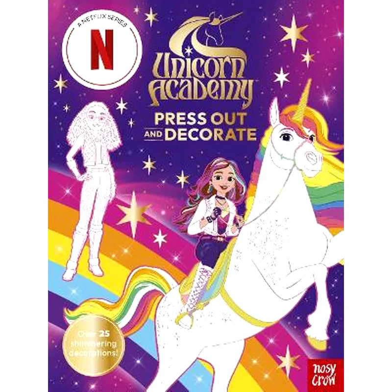 Unicorn Academy: Press Out and Decorate
