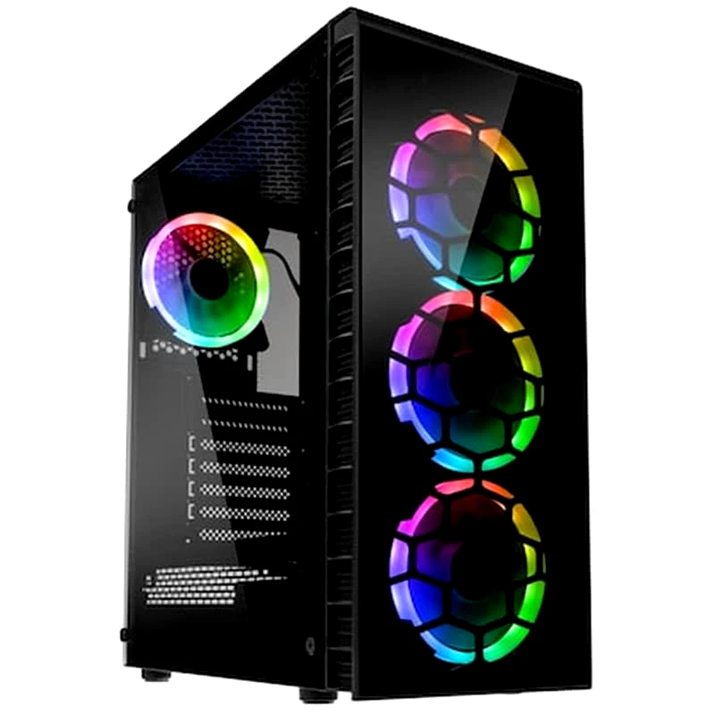 CASEKING Κουτί Desktop Kolink Observatory Lite GEKL-065 RGB Midi-tower - Μαύρο