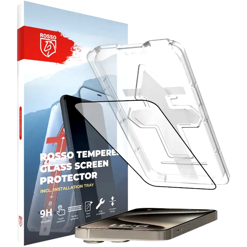 ROSSO Προστατευτικό οθόνης Apple iPhone 15 Pro - Rosso FullFace Tempered Glass 9H