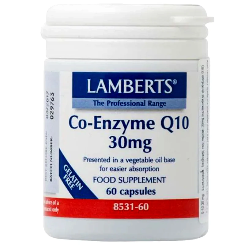 Ένζυμο Lamberts CoQ10 30mg - 60 κάψουλες