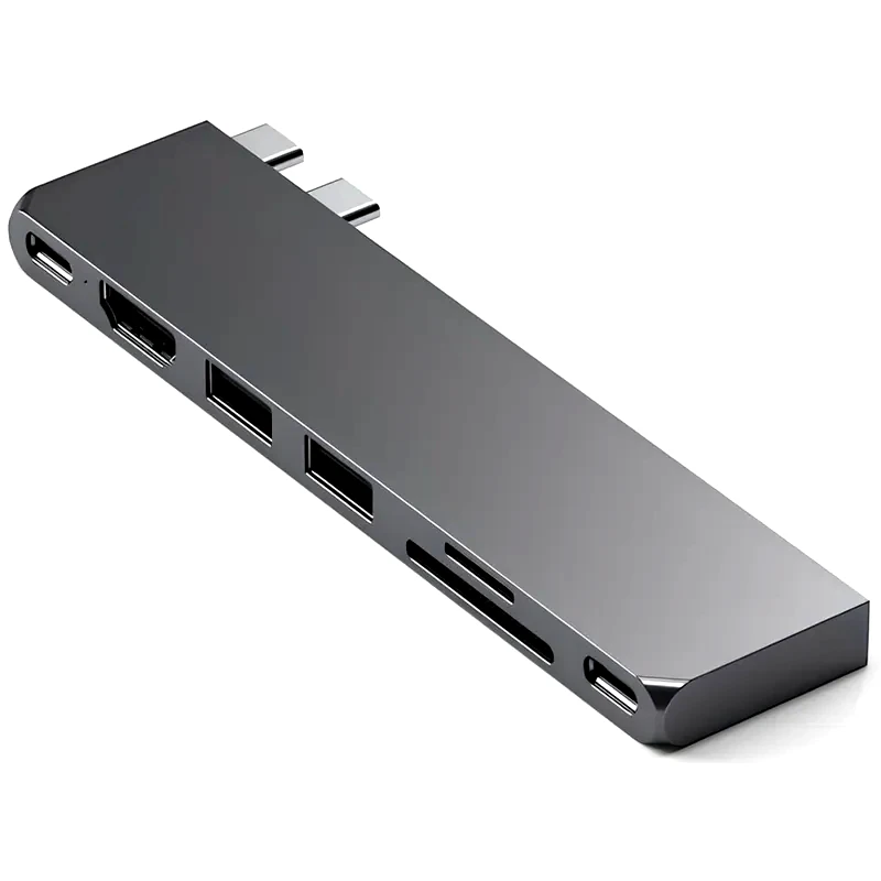 Docking Station Satechi Pro Hub Slim 5-Port USB 4.0 συμβατό με Dual USB-C