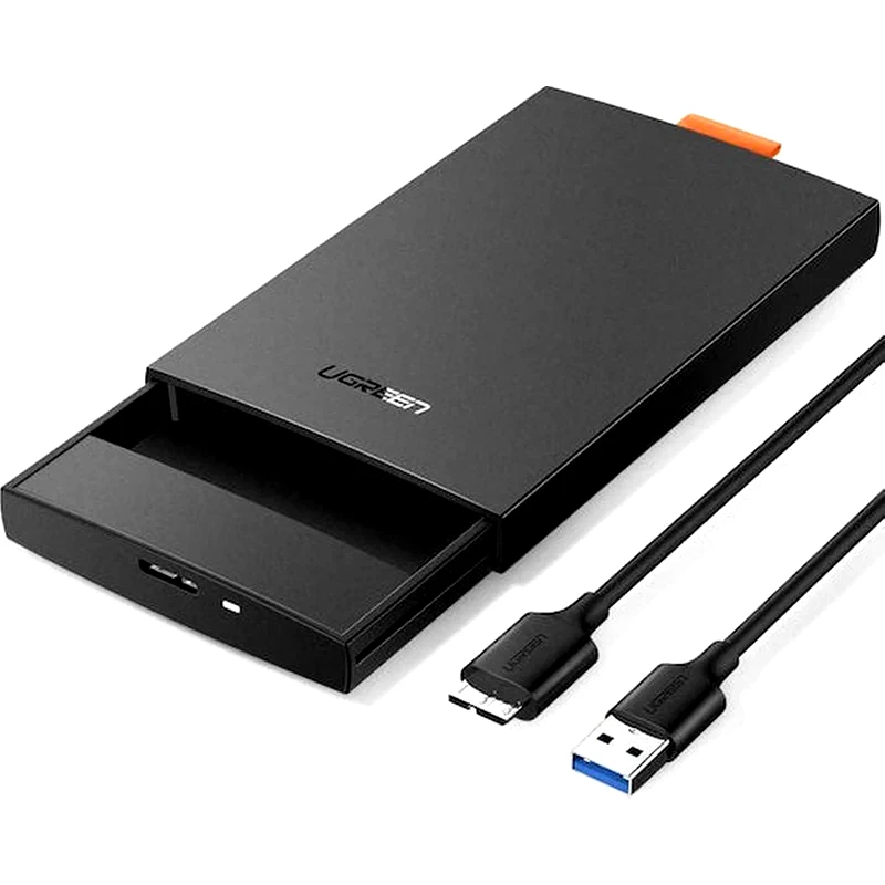 UGREEN Θήκη Σκλήρου Δίσκου Ugreen CM237 2.5 SATA III - Μαύρο