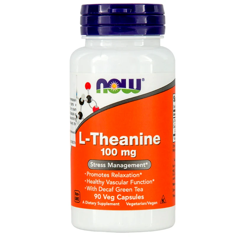 Αμινοξύ Now L-theanine 100mg - 90 κάψουλες