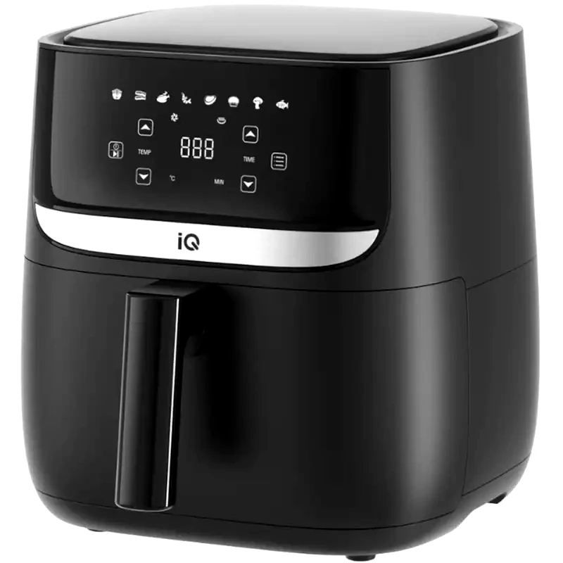 IQ IQ AF-002 με Αποσπώμενο Κάδο 1700 W 5.7 L Μαύρο Φριτέζα Αέρος