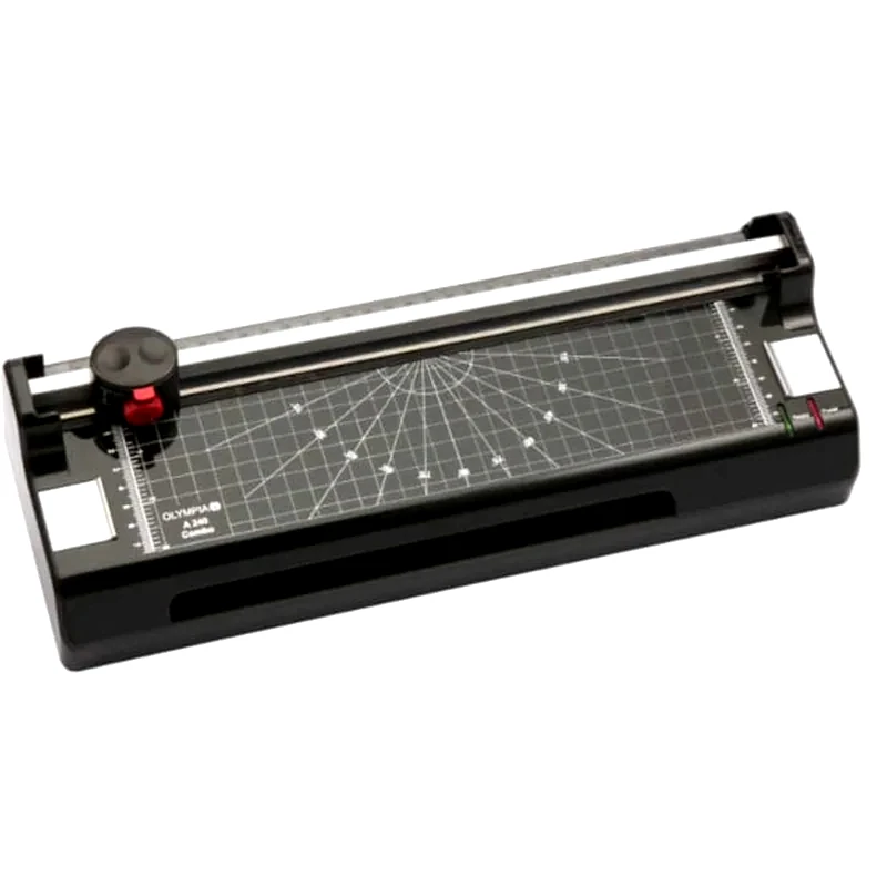 OLYMPIA Πλαστικοποιητής / Κοπτικό Γραφείου 3 σε 1 Olympia A4 - A-240 combo