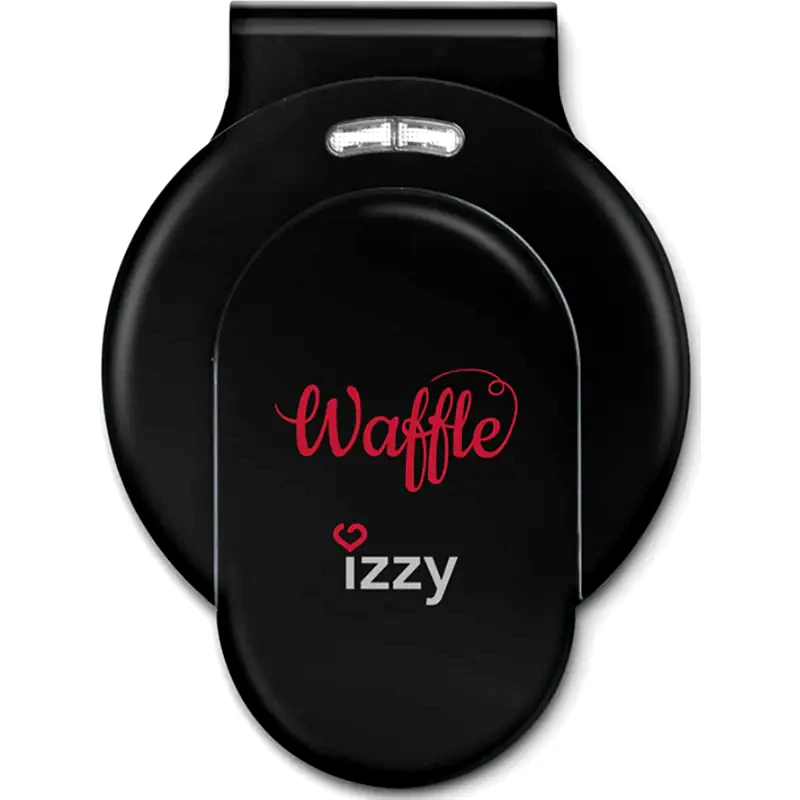 IZZY Βαφλιέρα ΙΖΖΥ IZ-2003 Στρογγυλό Σχήμα 1000W Μαύρο