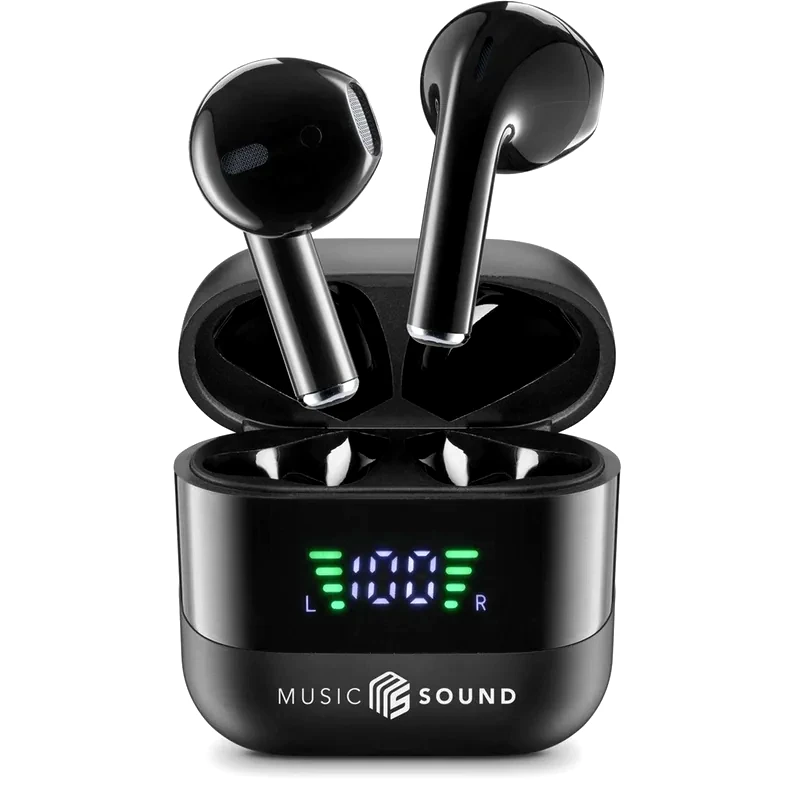 MUSIC SOUND Ακουστικά Bluetooth Music Sound Spark - Μαύρα