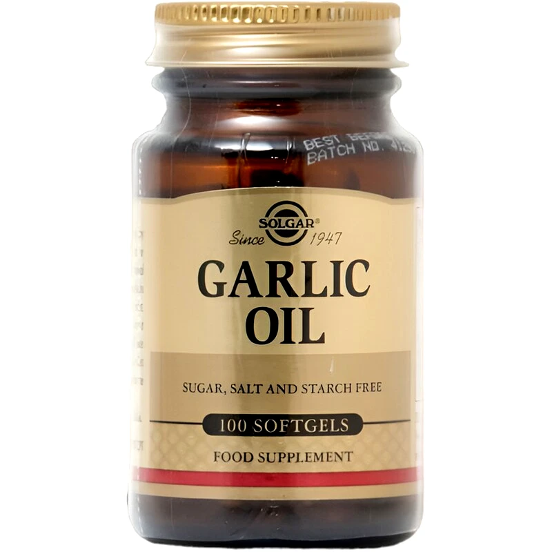 Ειδικό Συμπλήρωμα Διατροφής Solgar Garlic Oil - 100 κάψουλες