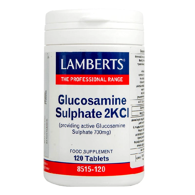 Ειδικό Συμπλήρωμα Διατροφής Lamberts Glucosamine Sulphate 2KCI- 120 ταμπλέτες