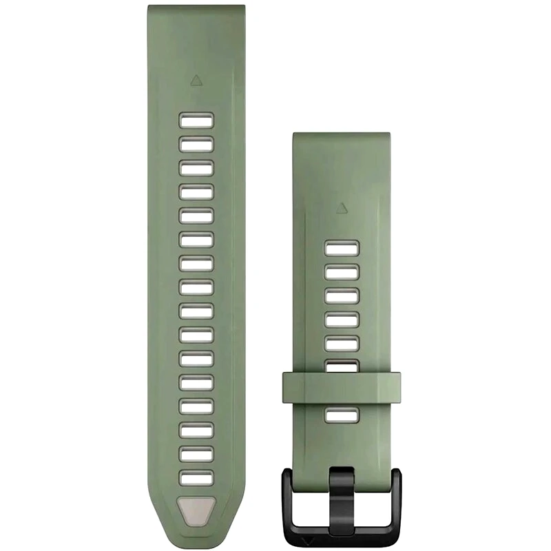 GARMIN Λουράκι Garmin QuickFit 20 Silicone Band για Garmin QuickFit 20mm - Willow with Fog Gray